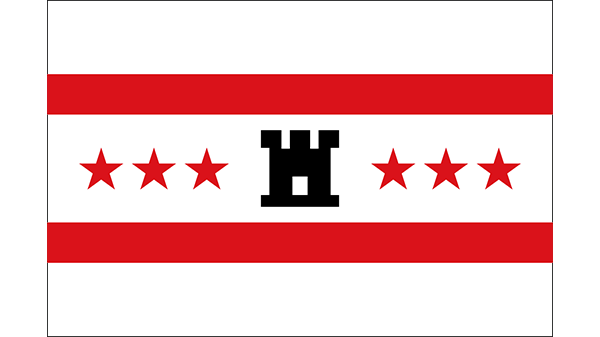 Vlag provincie Drenthe Provincievlag Drenthe - 600 * 337 pixels